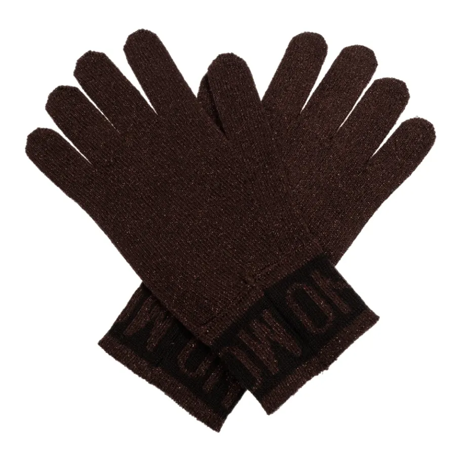 Moschino Handschoenen met lurex draad-Heren Handschoenen