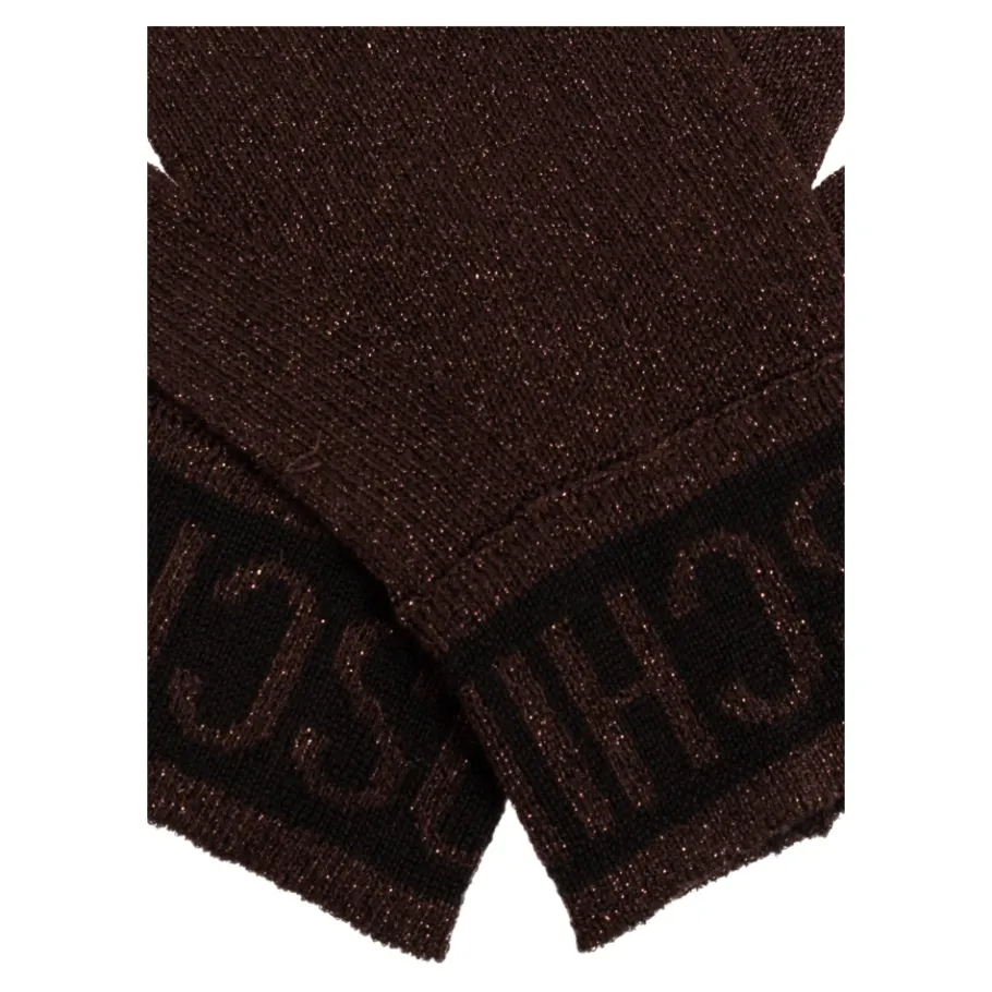 Moschino Handschoenen met lurex draad-Heren Handschoenen