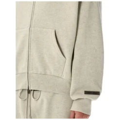 Fear Of God Heather Stone Gebreide Hoodie SS25-Heren Truien & Vesten