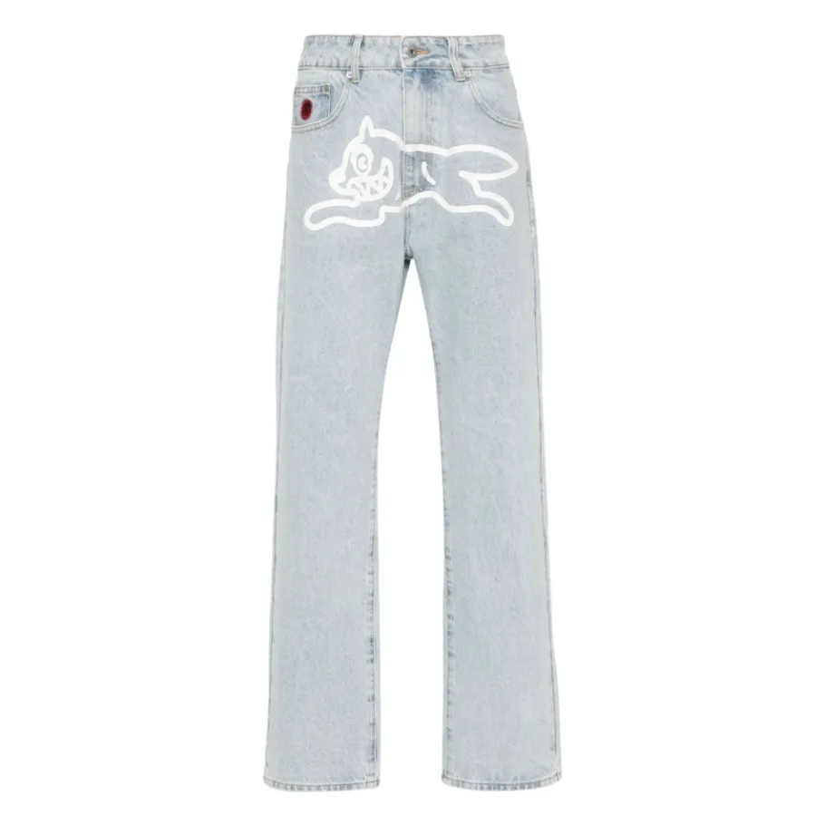 ICECREAM Heldere e Denim Straight Leg Jeans-Heren Jeans