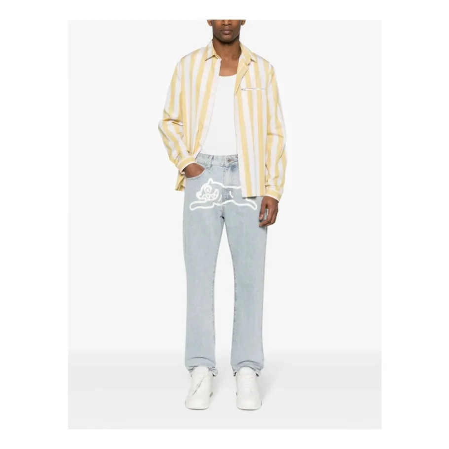 ICECREAM Heldere e Denim Straight Leg Jeans-Heren Jeans