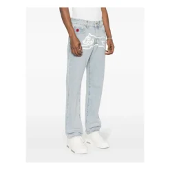 ICECREAM Heldere e Denim Straight Leg Jeans-Heren Jeans