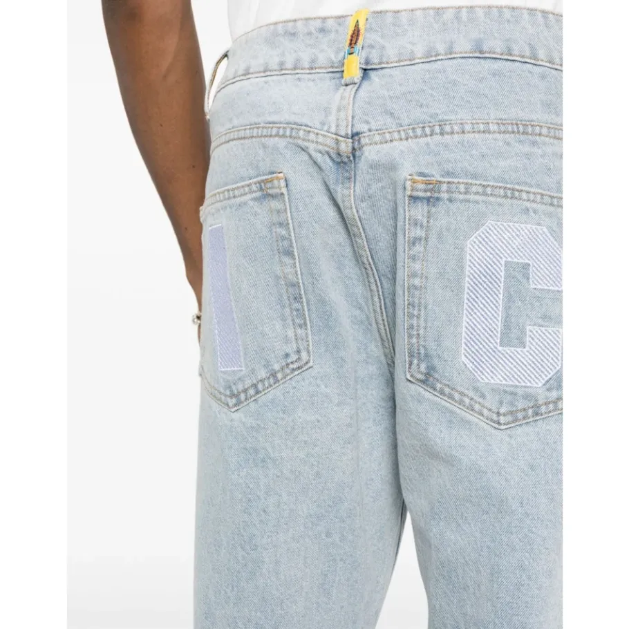 ICECREAM Heldere e Denim Straight Leg Jeans-Heren Jeans