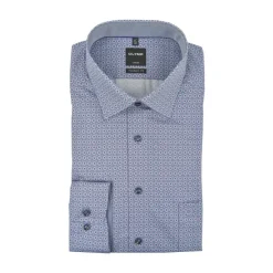 OLYMP Heren Casual Overhemd Lange Mouw-Heren Overhemden