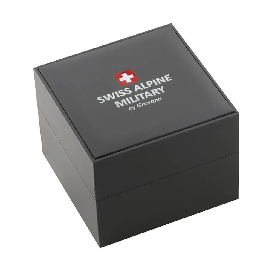 Swiss Alpine Military Heren Chronograaf Kwartshorloge 10ATM Zwitsers Gemaakt 7043.9137-Heren Horloges