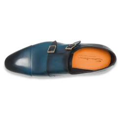 Santoni Heren dubbele gespschoen-Heren Nette Schoenen