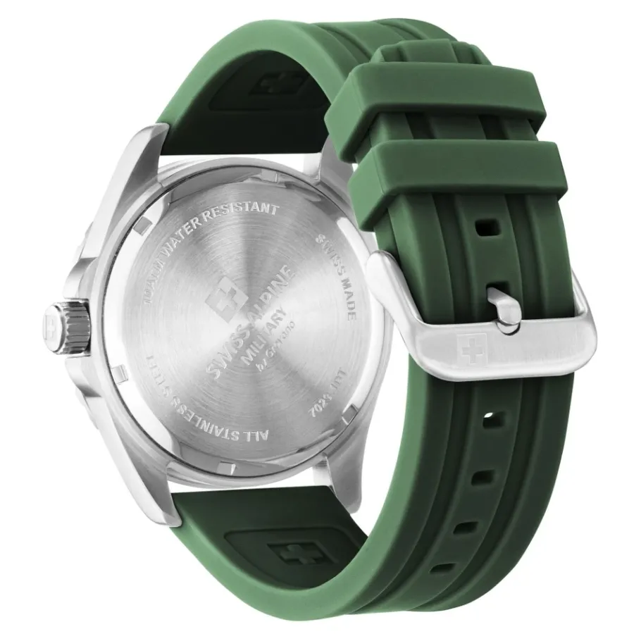 Swiss Alpine Military Heren duikhorloge Raptor Donker 7029.1834-Heren Horloges