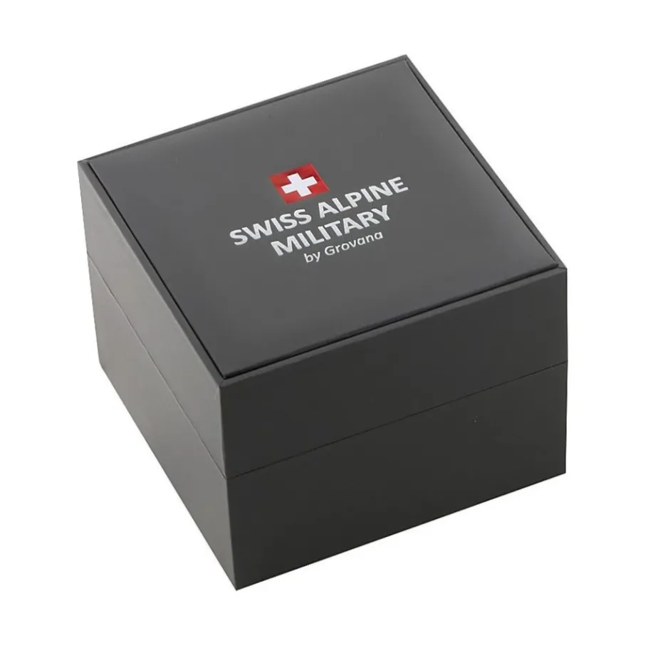 Swiss Alpine Military Heren duikhorloge Raptor Donker 7029.1834-Heren Horloges