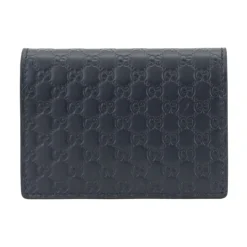 Gucci Heren leren portemonnee met 'GG' motief-Heren Portefeuilles