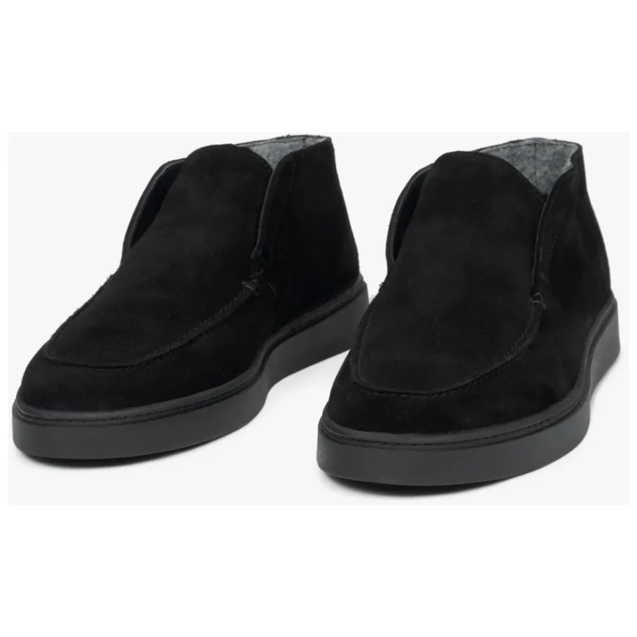 Estro Heren loafers gemaakt van premium Italiaans echt velours-Heren Laarzen