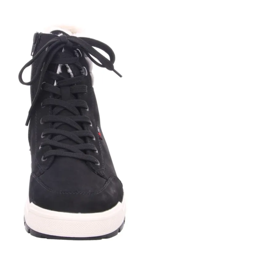 Rieker Heren Nubuck Leren Enkellaarzen-Heren Snowboots