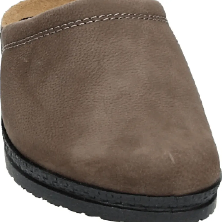 Rohde Heren Pantoffels Nubuck Rubberen Zool-Heren Pantoffels