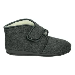 Rohde Heren Pantoffels Stof Rubberen Zool-Heren Pantoffels