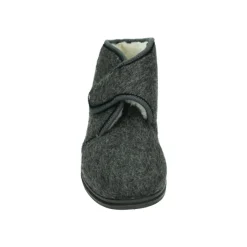 Rohde Heren Pantoffels Stof Rubberen Zool-Heren Pantoffels