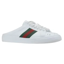 Gucci Heren Slip-On Sandalen met Bicolor Banden-Heren Instappers & Slip Ons