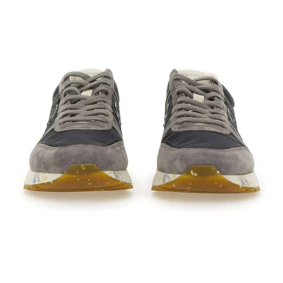 Premiata Heren Sneakers van Suède en Nylon-Heren Sneakers