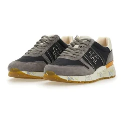 Premiata Heren Sneakers van Suède en Nylon-Heren Sneakers