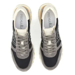 Premiata Heren Sneakers van Suède en Nylon-Heren Sneakers