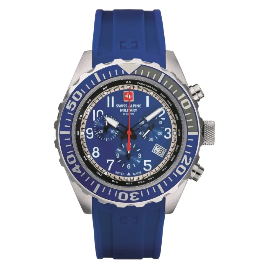 Swiss Alpine Military Herenhorloge 7076.9835-Heren Horloges
