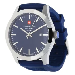 Swiss Alpine Military Herenhorloge donker 7055.1835SAM-Heren Horloges