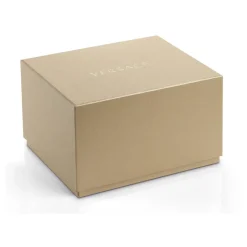 Versace Herenhorloge Zwart Leer Goud Zilver GMT-Heren Horloges