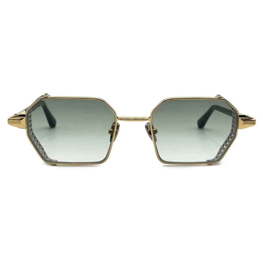 John Dalia Hexagonaal Gouden Zonnebril-Heren Zonnebrillen