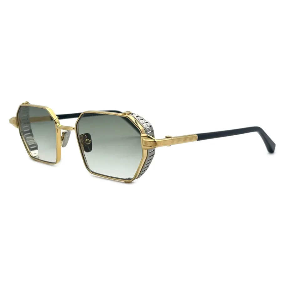 John Dalia Hexagonaal Gouden Zonnebril-Heren Zonnebrillen