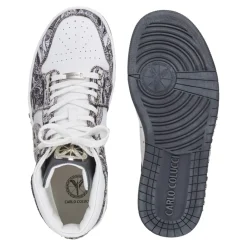 Carlo Colucci High-Strick Sneaker Dal Ri - Uniek Artistiek Ontwerp-Heren Sneakers