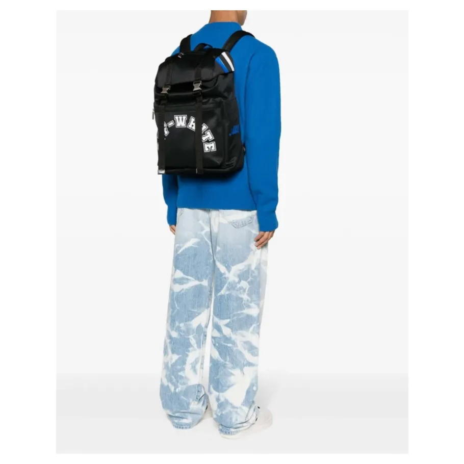 Off White Hike Logo Rugzak-Heren Rugzakken