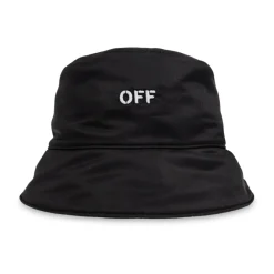 Off White Hoed met Logo-Heren Hoeden
