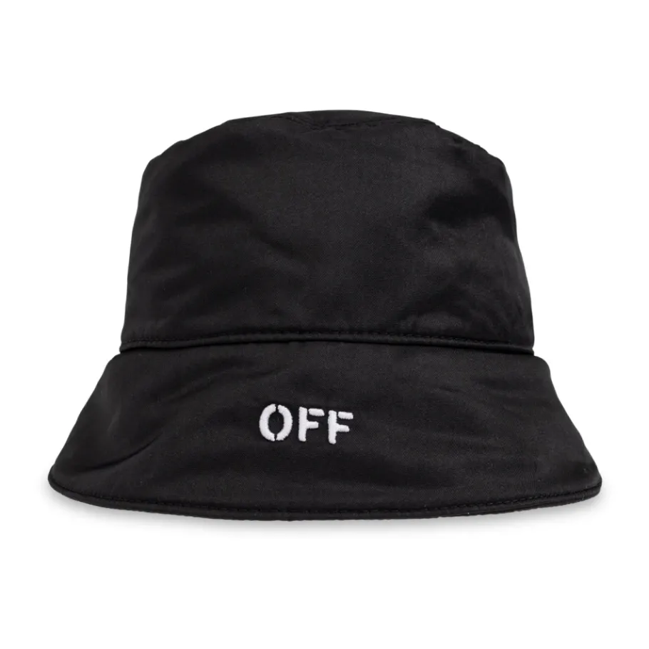 Off White Hoed met Logo-Heren Hoeden