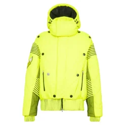 Balmain Hooded Neon Quilted Jacket-Heren Jassen