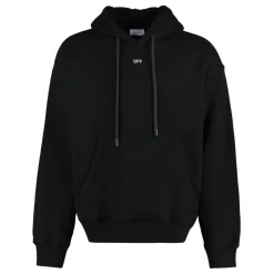 Off White Hooded sweatshirt-Heren Truien & Vesten