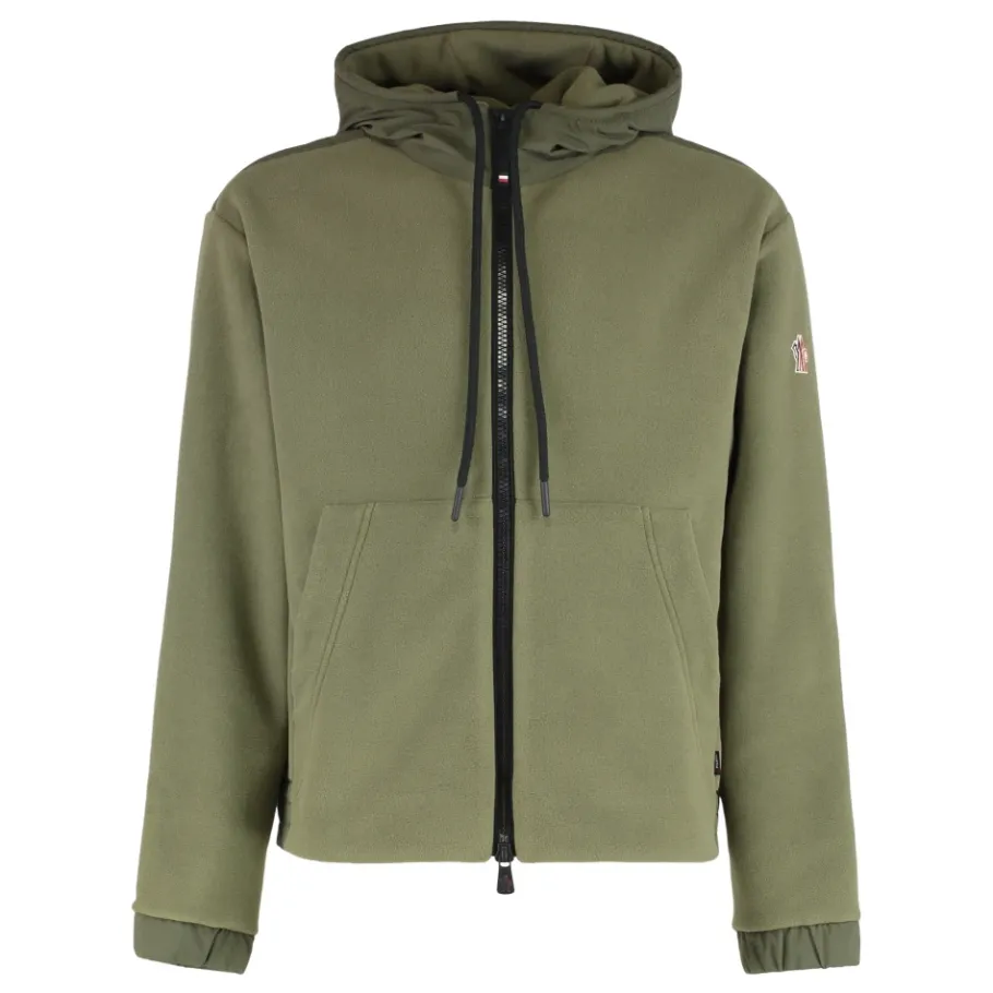 Moncler Hooded sweatshirt met rits-Heren Truien & Vesten