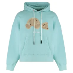 Palm Angels Hooded Sweatshirt van katoen met logo-Heren Truien & Vesten