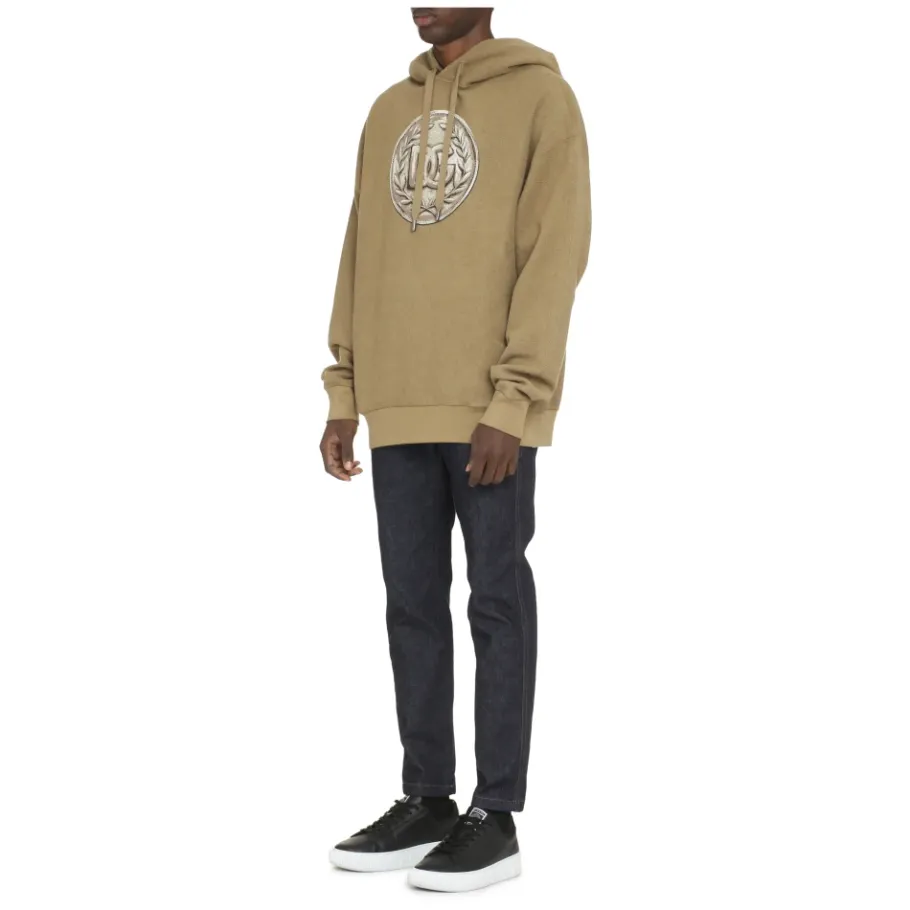 Dolce & Gabbana Hoodie met logo-print-Heren Truien & Vesten