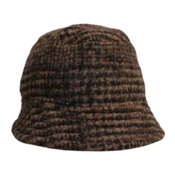 Dolce & Gabbana Houndstooth Wollen Bucket Hat-Heren Hoeden