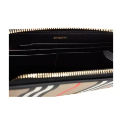 Burberry Icon Stripe Zip Around Portemonnee-Heren Portefeuilles