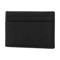 Gucci Imprint Credit Card Case-Heren Portefeuilles