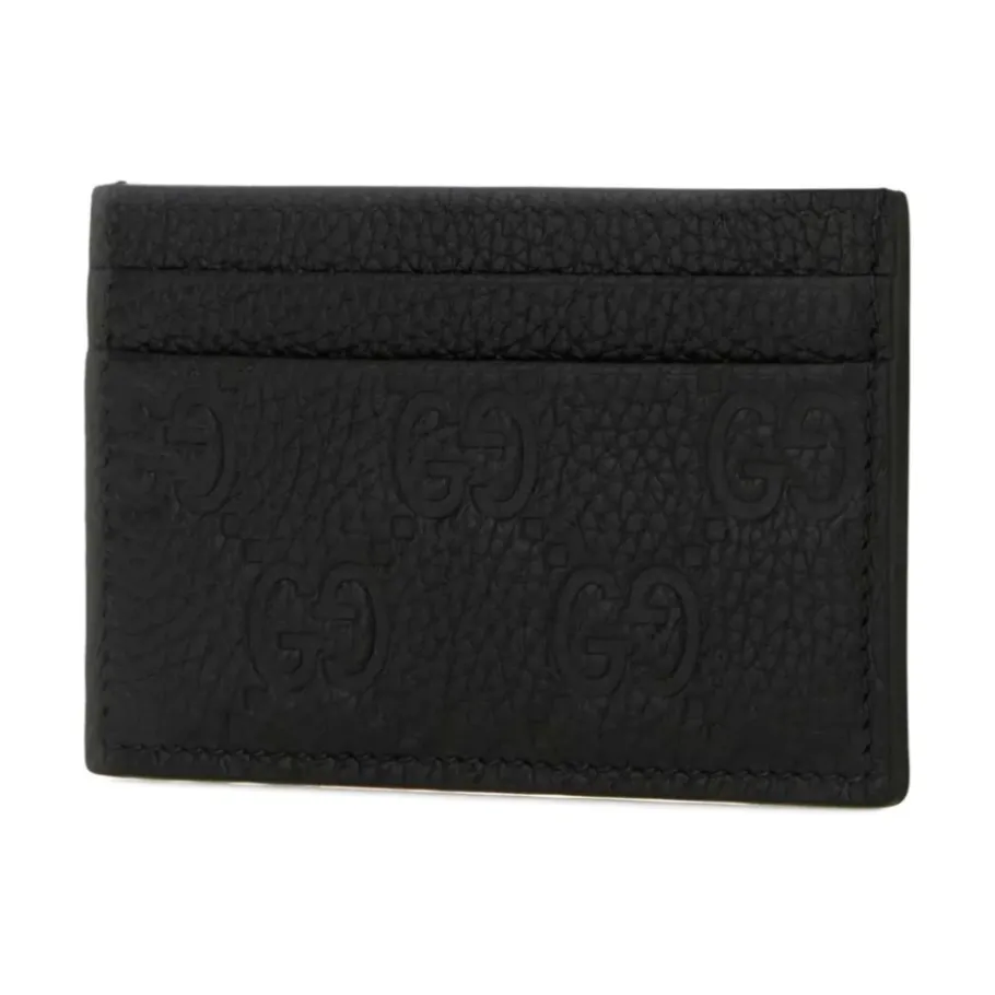 Gucci Imprint Credit Card Case-Heren Portefeuilles