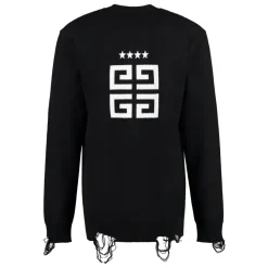 Givenchy Intarsia Detail Katoenen Cardigan-Heren Truien & Vesten