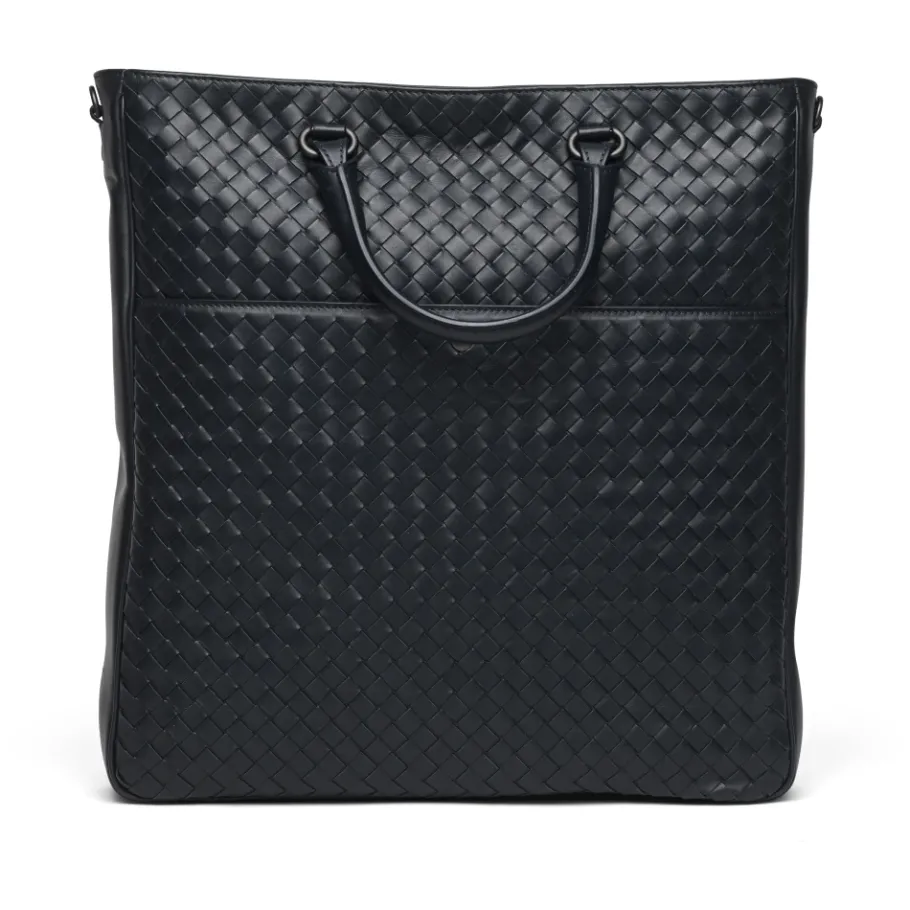 Bottega Veneta Intrecciato Leren Tote Bag-Heren Tassen