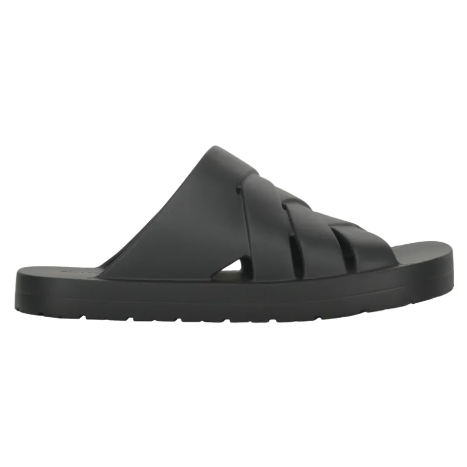 Bottega Veneta Intrecciato Rubber Slides-Heren Slippers