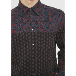 Antik Batik Irina Print Blouse-Heren Overhemden