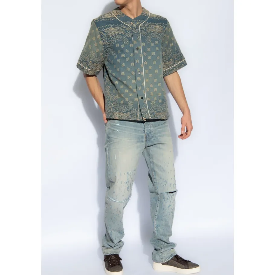 Amiri Jeans met vintage-effect-Heren Jeans