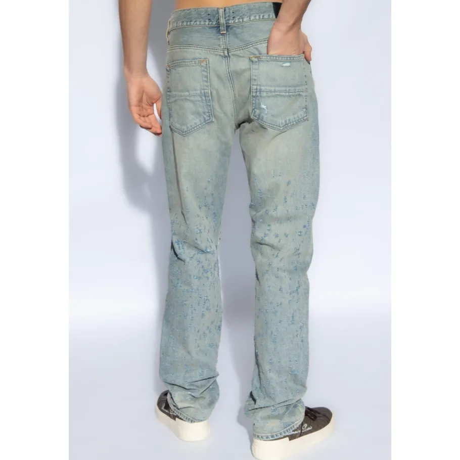 Amiri Jeans met vintage-effect-Heren Jeans