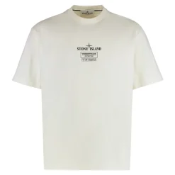 Stone Island Jersey Katoenen T-shirt-Heren Shirts