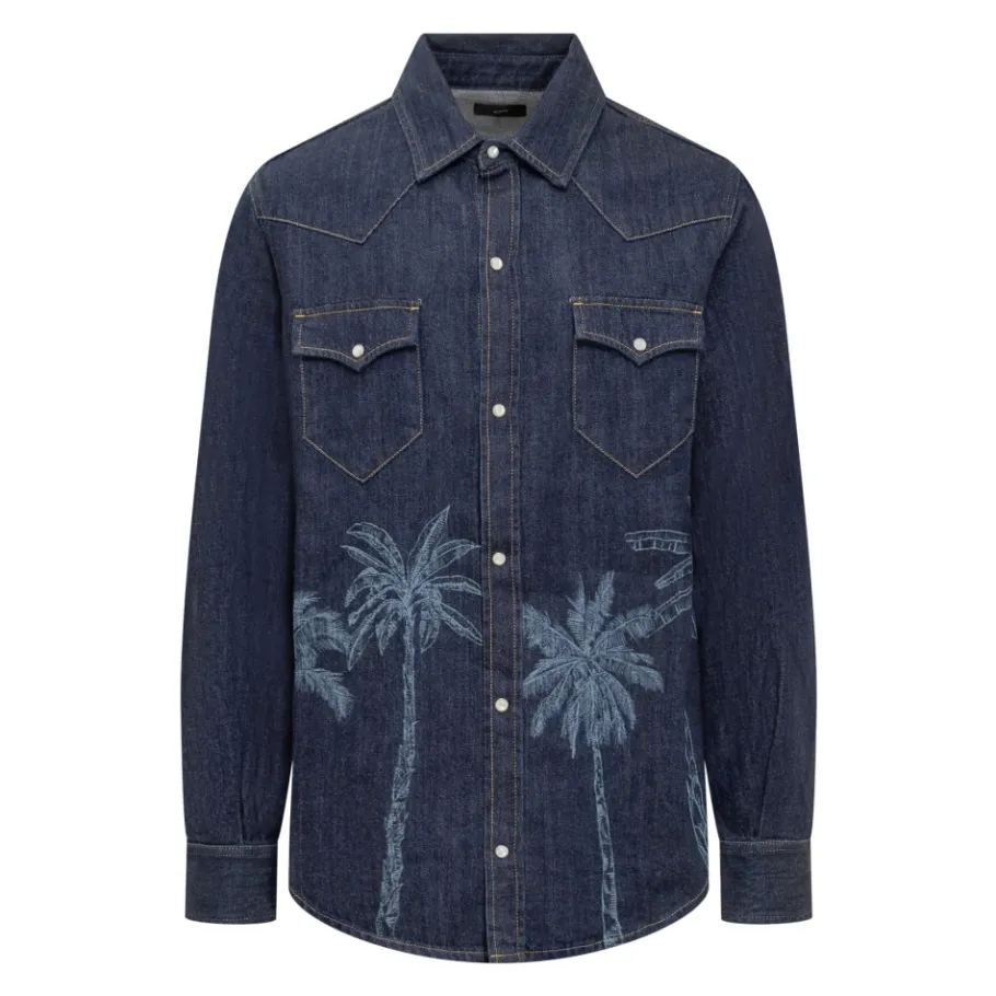 Alanui Jungle Toile Overhemd-Heren Overhemden