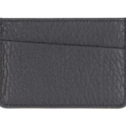 Maison Margiela Kaarthouder van gekorreld kalfsleer-Heren Portefeuilles