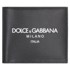 Dolce & Gabbana Kalfsleer Nappa Portemonnee-Heren Portefeuilles